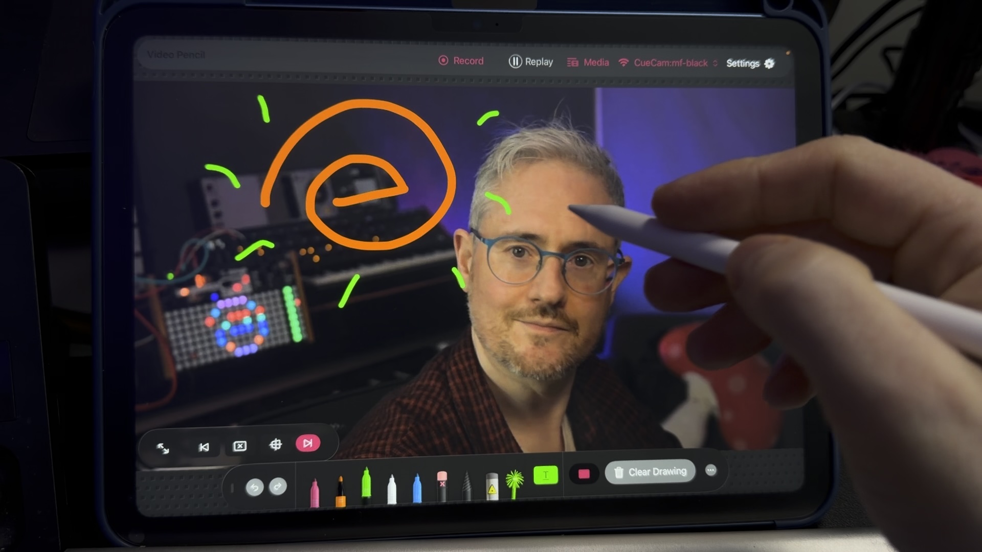 Ecamm Live with Video Pencil connection